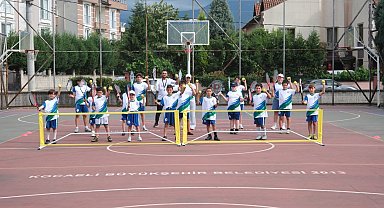 Çocuklar yazın rotasını spora çevirdi