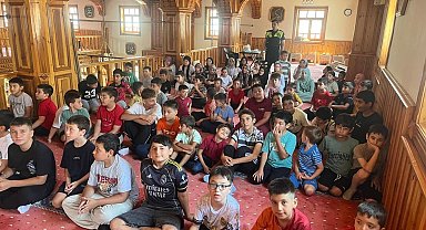 Cumayeri'nde yaz Kur'an kursu öğrencilerine trafik bilinci eğitimi