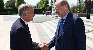 Cumhurbaşkanı Erdoğan, Kanada Başbakanı Mark Carney'i kabul etti