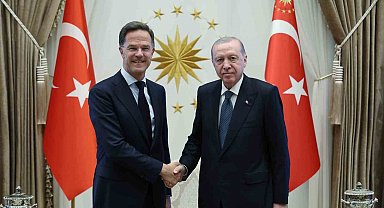 Cumhurbaşkanı Erdoğan, NATO Genel Sekreteri Rutte'yi kabul etti