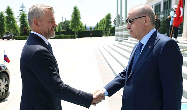 Cumhurbaşkanı Erdoğan, Slovakya Cumhurbaşkanı Pellegrini ile görüştü