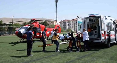 Darende'de aynı günde ikinci hava ambulansı talebi