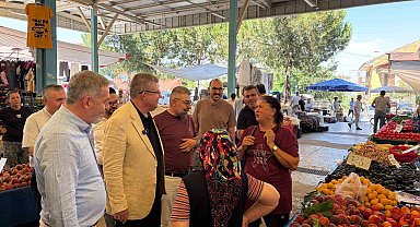 Denizli AK Parti Kayıhan Pazarının nabzını tuttu