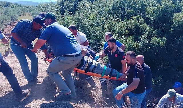 Dereye devrilen traktörün sürücüsü hayatını kaybetti