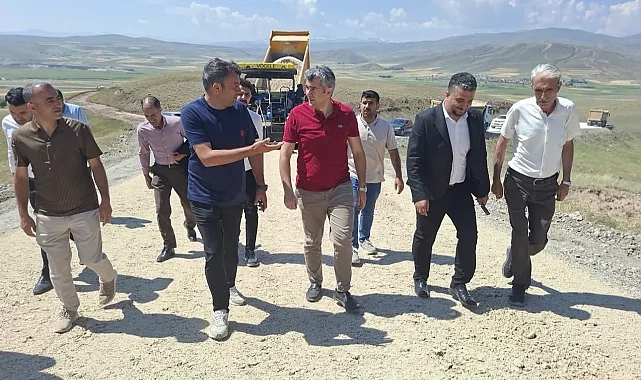Diyadin Kaymakamı Korkusuz'dan köy yollarına yakın mercek