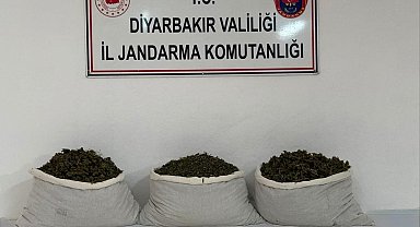 Diyarbakır'da 107 kilo esrar maddesi ele geçirildi