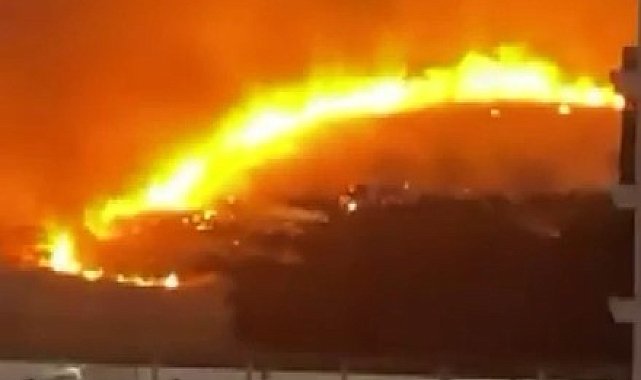 Diyarbakır'da alevler geceyi gündüze çevirdi