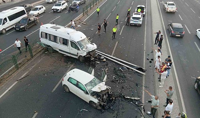 Diyarbakır'da feci kaza: 3 yaralı