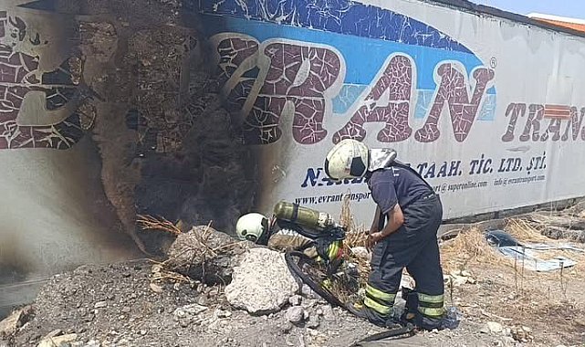 Dörtyol'da iş yerinde çıkan yangın kontrol altına alındı