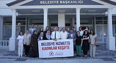 Düzce Belediyesi'nden kadınlara proje gezisi