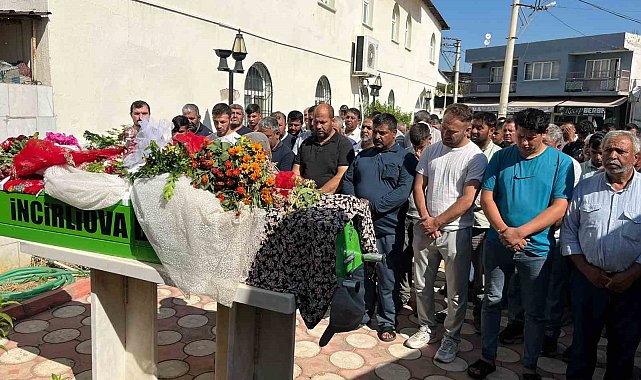 Eda, İncirliova'da son yolculuğuna uğurlandı