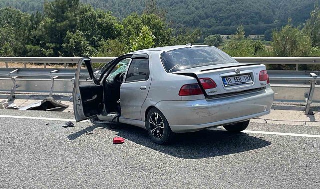 Edremit-Balıkesir karayolunda trafik kazası