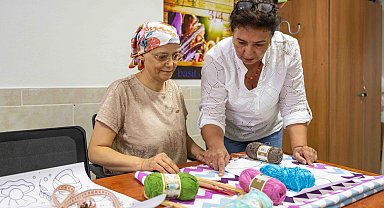 El Sanatları Kursu kanser hastası Yeliz'e umut oldu