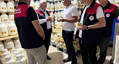 Elazığ'da tulum peynirinde üretim süreci yerinde incelendi