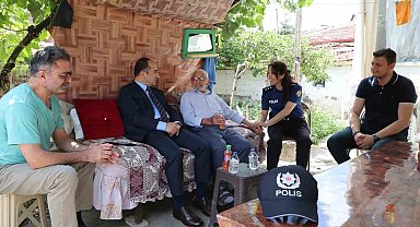 Eskişehir İl Emniyet Müdürü Yılmaz'dan şehit babasına anlamlı ziyaret