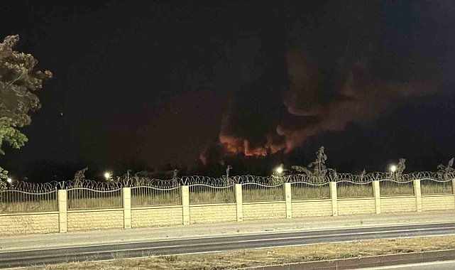 Eskişehir'de TEI fabrikasında korkutan yangın