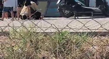 Evlatlarının gözü önünde eli bıçaklı kocasından dayak yiyen kadın şikayetçi olmadı
