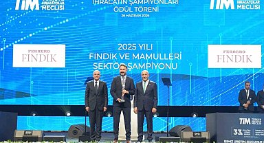 Ferrero Fındık, fındık ve mamulleri sektörünün ihracat şampiyonu oldu