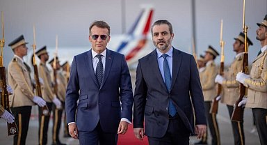Fransa Cumhurbaşkanı Macron Suriye'de