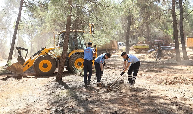 Gaziantep'te orman yangınlarına karşı seferberlik
