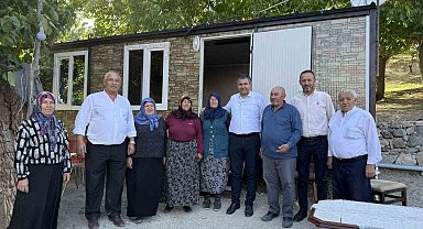 Gediz Belediyesi mağdur vatandaşların yanında