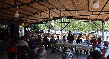 Gökçeada Kaymakamı vatandaşlarla bir araya geldi