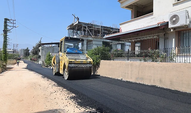 Hatay Büyükşehir'den asfalt çalışması