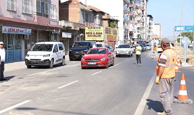 İncirliova anayolunda sıcak asfalt çalışması tamamlandı