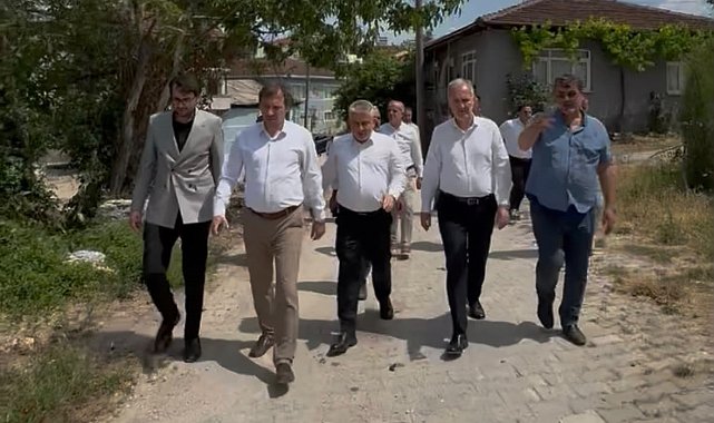 İnegöl Belediyesi kırsalda üst yapı hamlesini sürdürüyor