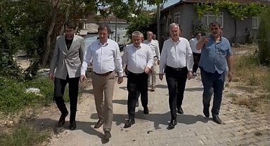 İnegöl Belediyesi kırsalda üst yapı hamlesini sürdürüyor