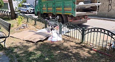 İnşaattan çalındığı iddia edilen demirler için "Boş arazide buldum" savunması