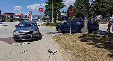 Isparta'da trafik kazası: 1 yaralı