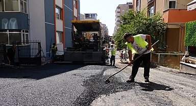 İstanbul Maltepe'de asfalt hamlesiyle yollar yenileniyor