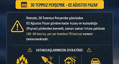 İstanbul Valiliği'nden kuvvetli rüzgar uyarısı: Poyraz 70 kilometre hıza ulaşacak