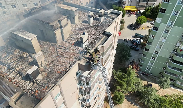 İzmir itfaiyesinin hızlı müdahalesi hayat kurtardı