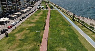 İzmir Kordon'da 'sıcak' sessizlik