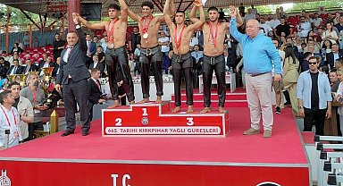 İzmitli pehlivanlardan Kırkpınar'da gururlandıran başarı