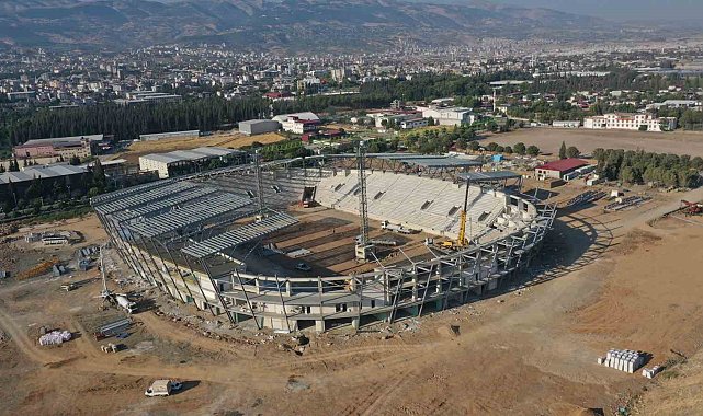 Kahramanmaraş Stadyumu'nun yüzde 50'si tamamlandı