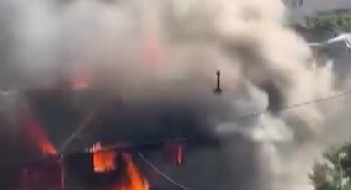 Kahramanmaraş'ta ev yangını