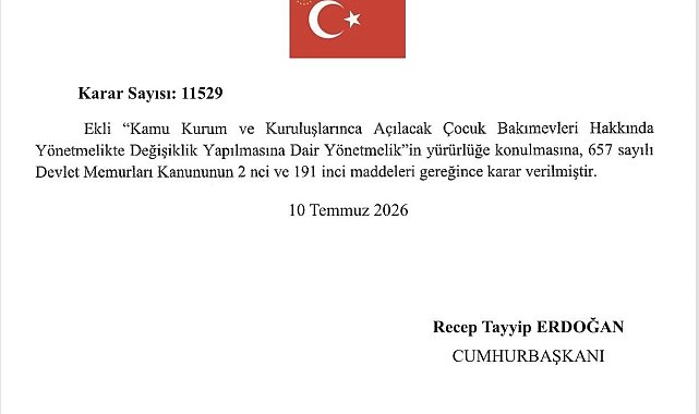 Kamu kurum ve kuruluşlarında çocuk bakımevleri yaygınlaştırılacak