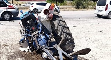 Karabük'te tır ile traktör çarpıştı: 1 ağır yaralı
