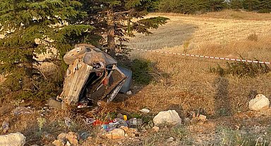 Karaman'da otomobil şarampole takla attı: 1 yaralı