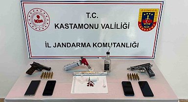 Kastamonu'da uyuşturucu operasyonlarında yakalanan 3 şüpheli tutuklandı