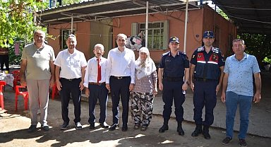 Kaymakam Murat Mete'den Kıbrıs Gazilerine anlamlı ziyaret