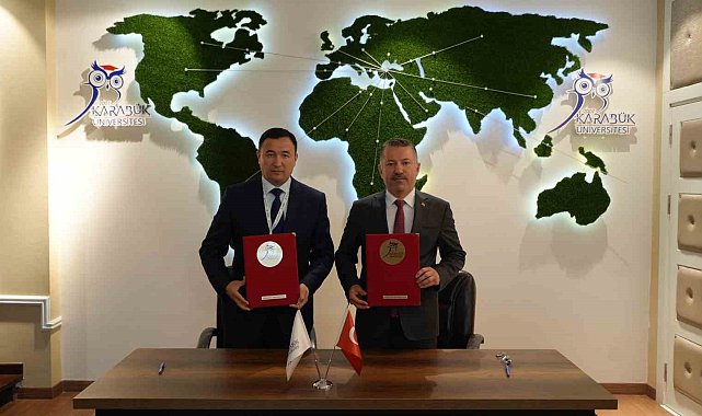 KBÜ ile Alfraganus Üniversitesi arasında akademik iş birliği