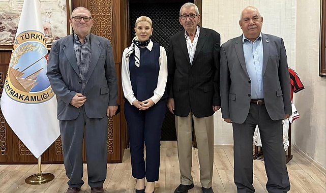 Kıbrıs gazilerinden Kaymakam Yıldırım'a anlamlı ziyaret