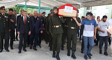 Kıbrıs Gazisi Yusuf Tayşi Artvin'de toprağa verildi