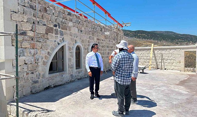 Kırıkhan'da Beyazıd-ı Bestami hazretleri türbesinde çalışmalar sürüyor