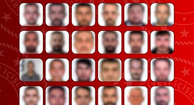Kırmızı bültenle aranan 27, ulusal seviyede aranan 38 kişi yakalandı