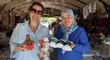 Kırşehirli kadınlar el emeği ürünlerini kazanca dönüştürüyor
